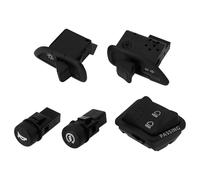 OTOTEC 5 Kit Botones Control Motocicleta Interruptor Faro Interruptor Señal Giro Interruptor de Arranque Tira de Atenuación Interruptor de Adelantamiento Compatible con Aprilia