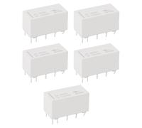 OTOTEC 5 Piezas de Relé Biestable en Miniatura de 10 Pines 3 V HFD2-003-M-L2-D Controlador de Bajo Autobloqueo para Mejoras Del Hogar Modelo Ferroviario Color Blanco