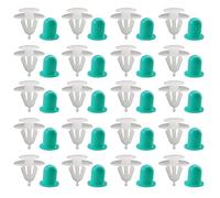 OTOTEC 50 Clips para Tira de Moldura de Panel de Puerta de Coche 191853585A Tira de Moldura Lateral Y Moldura de Arco de Rueda Compatible con Passat Golf MK II MK III