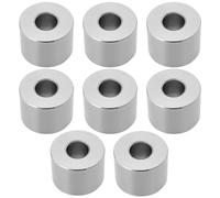 OTOTEC 8 juntas espaciadoras de acero inoxidable 304 M8 sin rosca IDxOD 8,2 x 20 mm de altura 15 mm para equipos mecánicos de energía y dispositivos metálicos