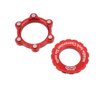 OTOTEC Adaptador Centerlock de 6 pernos compatible con Shimano compatible con Mavic, color rojo
