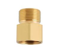 OTOTEC Adaptador de Manguera para Hidrolavadora M22x1,5 Hembra A Macho de Latón Compatible con Karcher System 2000 HD HDS