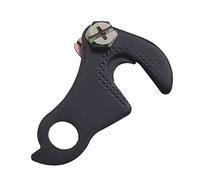 OTOTEC Colgador de Cambio Mecánico de Engranaje Trasero de Bicicleta Negro con Ajuste de Perno Adaptador de Caída de Gancho Trasero de Metal para Piezas de Repuesto de Bicicleta MTB