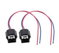 OTOTEC Conector de arnés de reparación de alternador de 2 pines, plástico ABS, compatible con Bosch, PL17-WL2, cable de 15 cm, paquete de 2