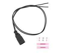 OTOTEC Conector del Sensor de Temperatura del Cable del Arnés Eléctrico de 2 Pines 1J0973802 para Enchufe de Cableado Compatible con VW/Compatible con A4 A6 A8 Q5 Q7