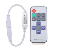 OTOTEC Control remoto inalámbrico RF para tira de luz LED de un solo color CC 12 V 12 A mini interruptor de atenuación en línea