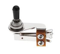 OTOTEC Interruptor de palanca básico métrico de 3 vías en ángulo recto, selector de pastilla tipo L compatible con Gibson compatible con guitarra eléctrica Epiphone Les Paul SG ES