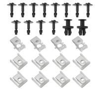 OTOTEC Juego de 26 clips de fijación para debajo de la cubierta del motor, compatibles con Audi A4 B8 2008-2017 Q5 2008-2018 A5 2008-2012
