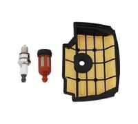 OTOTEC Kit de Servicio de Motosierra Filtro de Aire CMR5H Bujía Compatible con Stihl MS201T MS201