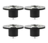 OTOTEC Neutrik NL4MPR - 4 conectores redondos de 4 pines para panel de metal, compatibles con Speak-ON