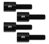 OTOTEC Paquete de 4 Tensores de Cable para Bicicleta M5 Compatible con Shimano Compatible con SRAM Negro