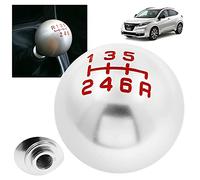OTOTEC Pomo de Palanca de Cambios de 6 Velocidades Bola Redonda de Aluminio MT Manual M10X1.5 Compatible con Honda Civic City FD2 FN2 EP3 Type R DC2 DC5 AP1 AP2 S2000 F20C