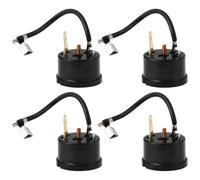 OTOTEC Protector térmico de sobrecarga para compresor de refrigerador, 1/4 HP, 180 W, paquete de 4 compatibles con compresores de 1/4 HP, reinicio automático