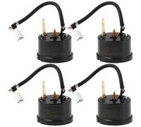 OTOTEC Protector térmico de sobrecarga para refrigerador, 1/2 HP, 375 W, paquete de 4 unidades, reinicio automático, conexión rápida, compatible con compresores