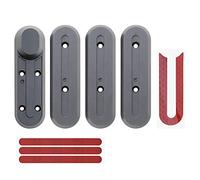 OTOTEC Tapacubos de Rueda para Patinete Eléctrico Cubierta Protectora de Plástico Pieza de Repuesto Compatible con Xiaomi M365 Color Negro 4 Uds.
