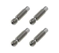OTOTEC Tubo de Garganta con Rotura de Calor M6 V6 E3D 1,75mm de Acero Inoxidable Apto para Impresora 3D CR-10 Compatible con Ender 3 Hotend Paquete de 4