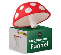 OTOTO Mushroom - Embudo de cocina para transvasar líquidos. 100% silicona alimentaria, sin BPA, apta para lavavajillas