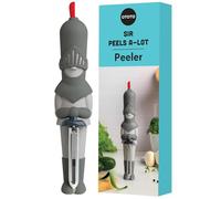 Pelador de verduras OTOTO Sir Peels A-Lot Medieval Knight - Pelador giratorio de verduras para patatas, frutas, bonitos dispositivos, regalos, patatas, verduras, pelador de frutas, bonitos accesorios