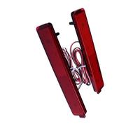 OTOZUM Parachoques De Reflector Compatible Con Cadillac Para CTS Para CTS-V 2008 2009 2010 2011 2012 2013 GM2830101 25805313 Lente De Luz De Freno Reflectora De Parachoques Trasero De Coche