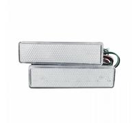 OTOZUM Parachoques De Reflector Compatible Con Nissan Para Primastar 2001 2002 2003 9160858 Lente De Coche Parachoques Trasero Reflector Luz De Señal De Freno Conjunto De Lámpara Trasera