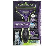 Otra herramienta Furminator para desenredar la capa inferior para gatos de pelo corto mediano/grande