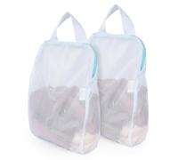 OTraki 2 Bolsas De Lavandería con Asas, 10 x 12 in Lavadora con Abertura Grande Bolsas Colgantes Pequeñas para Sujetadores, Lencería, Ropa Interior, Calcetines Y Ropa De Bebé