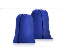 OTraki 2 bolsas de lavandería de viaje, 70 x 90 cm, resistentes al agua, para ropa sucia, con cordón, con cordón, para camping, dormitorio y viajes, lavandería, color negro