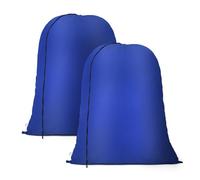 OTraki 2 Piezas Bolsa de Lavandería Plegable, Grandes para Lavandería, 70 x101CM Bolsas de Ropa con Cordón, Organizador Material Antidesgarros para Cuarto de Lavado Cocina Dormitorio Hotel de Viaje