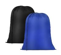 OTraki 2 piezas Bolsas de Ropa Sucia, Bolsa de Viaje Grande 60X80 cm, Bolsa Plegable Para Ropa Sucia, Para Camisas, Chaquetas Y Jerséis, Azul+negro