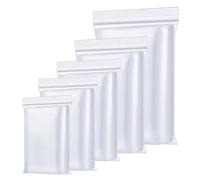 OTraki 500 Unidades Bolsas Zip, 5 Tamaños Bolsitas Plastico Transparente Autocierre con Cierre, Bolsas Herméticas Pequeñas Polietileno Resistentes y Reutilizables para Almacenamiento y Organización