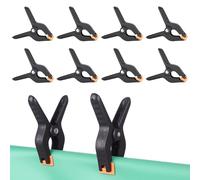 OTraki 8 Piezas Pinzas de Resorte de Resorte Nylon, 4 Pulgadas Grande Resorte Abrazaderas de Sujeción con Resorte Amplia Apertura de Mordaza con Mango Plástico para Estudio Fotografía Fondos