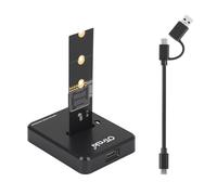 OTraki Adaptador M.2 NVMe & SATA SSD, 10Gbps Estación de Acoplamiento para Discos Duros para M-Key B+M Key M.2 NVME y NGFF, Adaptador de Protocolo Dual M2 SSD para SSDs 2230 2242 2260 2280