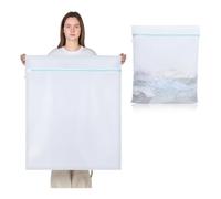 OTraki Bolsas para Lavadora 70 x 90 cm, con Cremallera Oculta, Evita que la Ropa se Deforme y se Arrugue, para lavar Ropa Interior para Ropas Delicadas, Abrigo, Vestido, Prendas de Cama