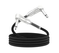 OTraki Cable Guitarra Electrica, Cable Jack Guitarra Cable Jack 6.35 Macho Macho Cable Amplificador Guitarra Profesional para Guitarra Bajo Teclado Efectos Acordes Micrófono (2, 1.0M)