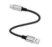 OTraki Cable USB A USB C 20cm, Cable Tipo C USB4.0, Nylon Braided Cable USB A Tipo C Compatible con iPhone 17 16 15 Plus Pro Max, con Galaxy S25/S24/S23/S22, con Huawei P40/P30, con Mi A1/A2 y más