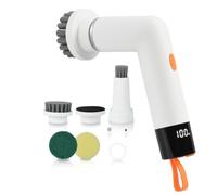 OTraki Cepillo Electrico Limpieza Hogar, Cepillo De Limpieza Electrico con 5 Cabezales Reemplazables Limpiador Giratorio Eléctrico Impermeable IPX7 para Baño, Suelo, Coche, Cocinas