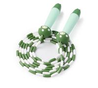 OTraki Comba De Saltar 2.8 m, Cuerda para Saltar para Niños Corda Para Saltar con Cuentas para Niños De 4 a 12 Años, Ideal para Fomentar El Juego Y El Desarrollo óseo, Verde