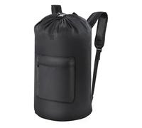 OTraki Mochila de lavandería con correas de hombro ajustables, bolsa de lavandería extra grande, cierre de cordón, mochila de lavandería resistente, bolsa de lavandería de viaje, bolsa de cesta de