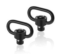 OTraki Soporte QD 1.25 Pulgadas para Riel Picatinny 20mm Desenganche Rápido con Tornillo para Madera Anilla Portafusil Giratoria 360 Grados Fusil Airsoft Carabina de Aire 2 Piezas