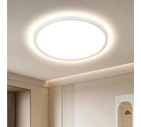 OTREN Plafón LED Techo 28W Ø30cm, Luz Neutra 4000K 2800LM, Panel Downlight Superficie Redondo IP44, Lámpara Moderna para Baño, Cocina, Dormitorio u Oficina