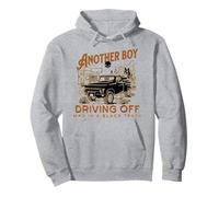 Otro Chico conduciendo Loco en un camión Negro Sudadera con Capucha