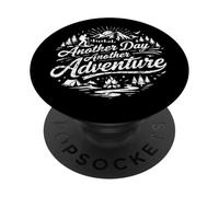 Otro día Otra Aventura Senderismo Camping Diseño al Aire Libre PopSockets PopGrip Adhesivo