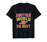 Otro mundo o busto audaz diseño de planeta Camiseta