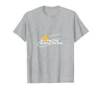 Otro Viaje Alrededor del Sol Regalo de cumpleaños para Hombres Camiseta, Hombre, Gris Jaspeado, 4XL