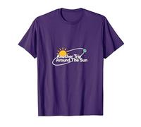Otro Viaje Alrededor del Sol Regalo de cumpleaños para Hombres Camiseta, Hombre, Morado, XL