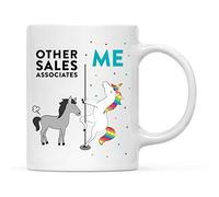 Otros Asociados De Ventas Yo, Caballo Unicornio Mug Chic Tazas De Cerámica Duradero Taza Para Espresso Leche Bebidas Frías Y Calientes 330Ml