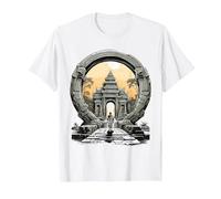 Otros misterios Antiguos Angkor Wat Stargate Portal Camiseta, Hombre, Blanco, 4XL
