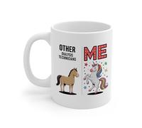 Otros Técnicos De Diálisis Yo Unicornios Tazas Cerámica Taza Porcelana Taza De Café Para Leche Leche Cacao 330Ml