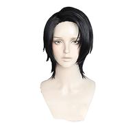 OTSUKOTSU YUTA PELES Black JUJUTSU Kaisen Corte Resistente Resistente Pelo Anime SINTÉTICO Cosplay Wig + Wig Cap