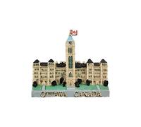 Ottawa Canadá 3D imán de refrigerador de resina recuerdos de viaje, decoración hecha a mano para el hogar y la cocina Ottawa nevera imán colección regalo